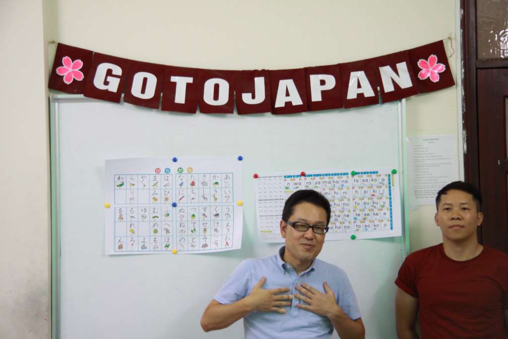 khai giảng lớp tiếng Nhật