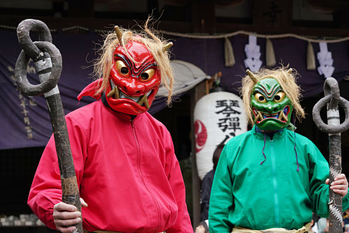 Hình tượng quỷ trong dịp Setsubun theo quan niệm của người Nhật.